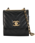 Mini Trendy CC, &pound;2,100, Handbags, Black, Leather, Front view